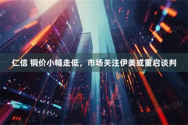 仁信 铜价小幅走低，市场关注伊美或重启谈判
